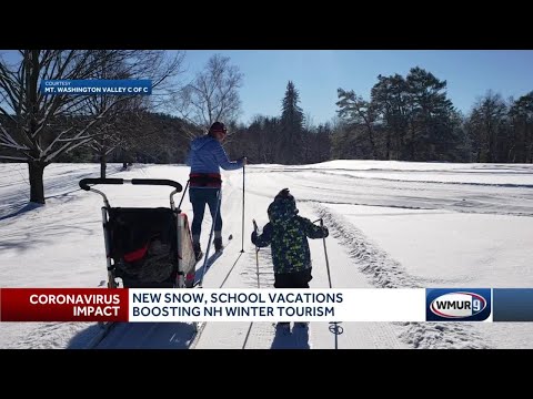 New snow, school vacations boosting NH winter tourism