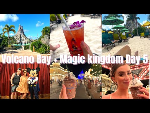 VOLCANO BAY, OUTLETS + A EVENING IN MAGIC KINGDOM DAY 5 | WALT DISNEY WORLD 2023🏰🎆🐭