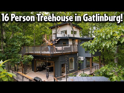 LUXURY Treehouse in Gatlinburg Tennessee!