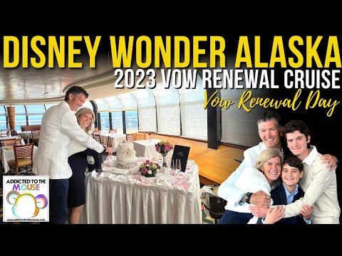 Renewing Our Vows on the Disney Wonder Alaska 2023 | Vow Renewal Cruise - Day 2