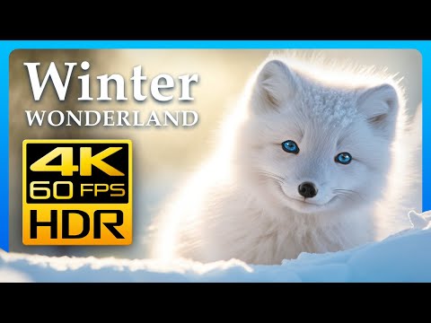 Animals of the Winter Wonderland: Nature's Beauty in 4K HDR 60fps