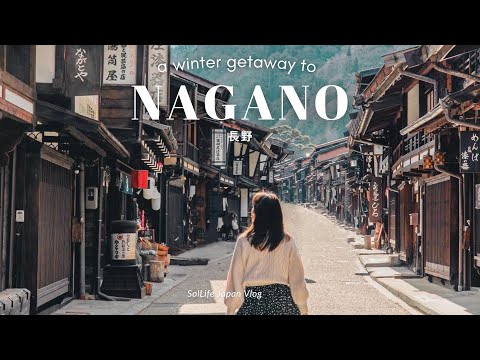 JAPAN TRAVEL VLOG| Snowy Winter trip to Nagano| Snow monkey, Narai-juku, Togakushi, Howl's cafe