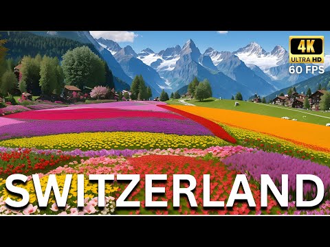 Switzerland in 4K Ultra HD:  Exploring Switzerland's Enchanting Nature!