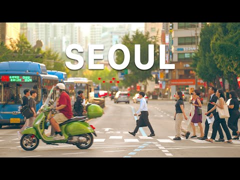 Summer in Seoul City | Music for Relaxing | Travel Korea 4K HDR