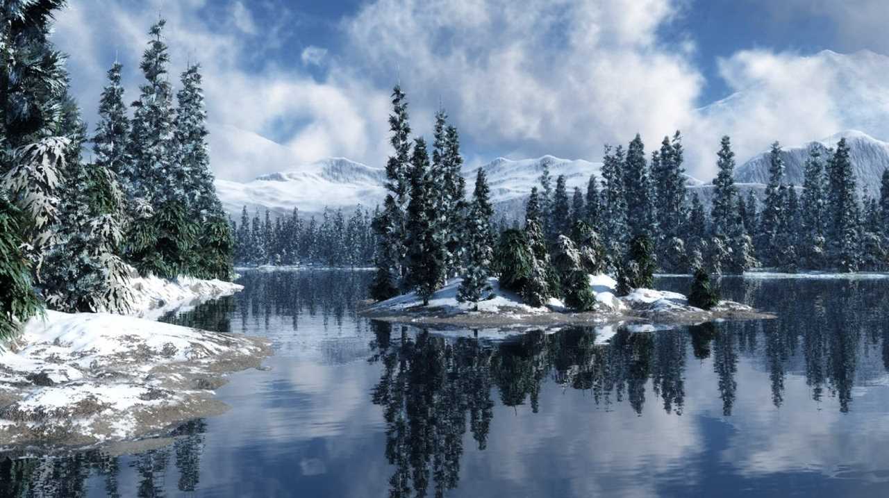 Beautiful Relaxing Music, Peaceful Soothing Instrumental Music, Winter Wonderlands Winter Scenery