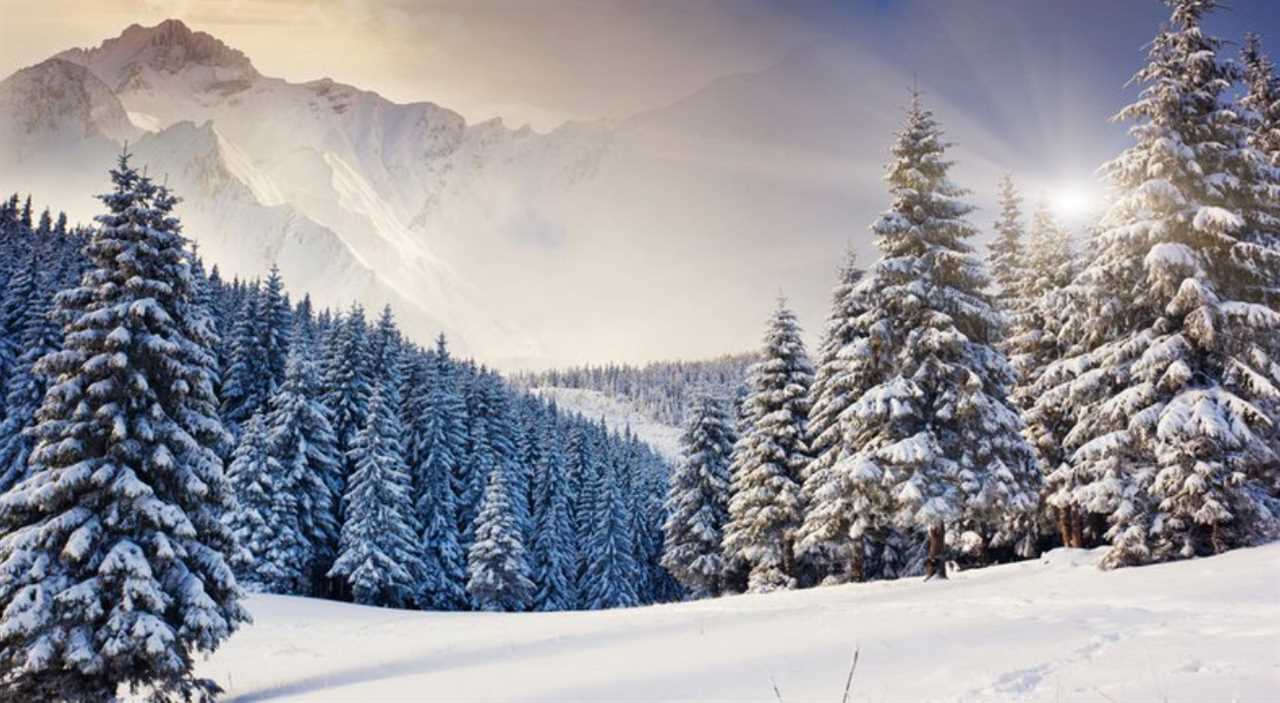 Beautiful Relaxing Music, Peaceful Soothing Instrumental Music, Winter Wonderlands Winter Scenery