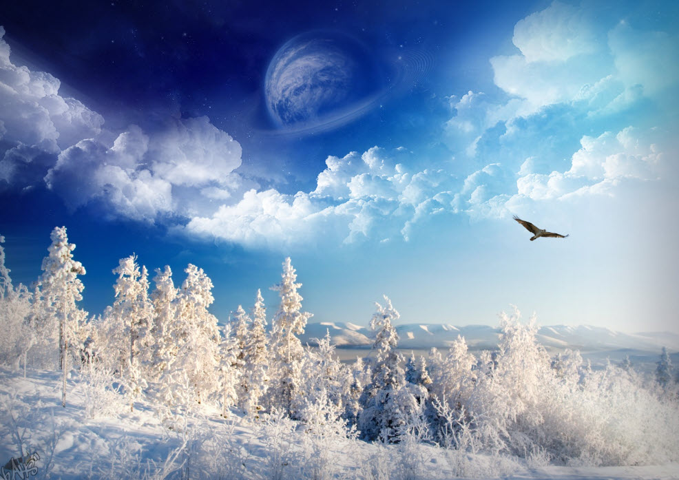 Beautiful Relaxing Music, Peaceful Soothing Instrumental Music, Winter Wonderlands Winter Scenery