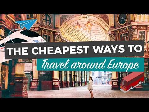 TRAVEL EUROPE CHEAP | How to Save Money on Trains, Buses & Flights in Europe (EVERY TIME!)