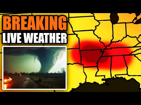 🔴LIVE - Tornado Coverage With Storm Chasers On The Ground - Live Weather Channel