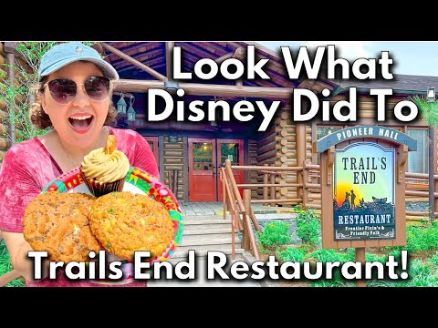 Inside the new Quick Service Trails End Restaurant at Disney World's Fort Wilderness Resort