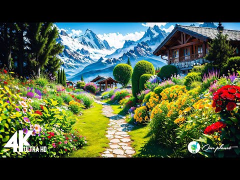 Grindelwald Switzerland In 4K 🌞 Most Beautiful Villages 🚠 Scenic Relaxation Film With Calming Music