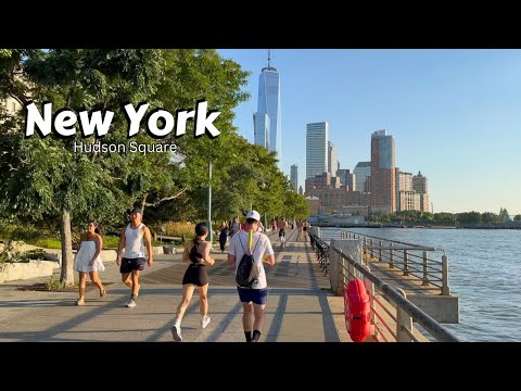 Hudson Square Walk New York City Walking Tour 4k 2023