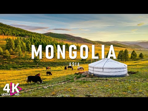 Mongolia 4K Relaxation Film - Silk Road - Peaceful Relaxing Music - Nature 4k Video UltraHD