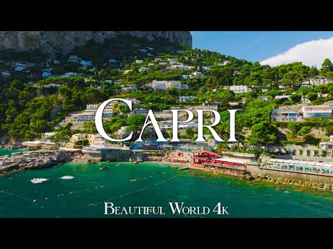 Capri Island 4K Nature Relaxation Film - Relaxing Piano Music - Travel Nature