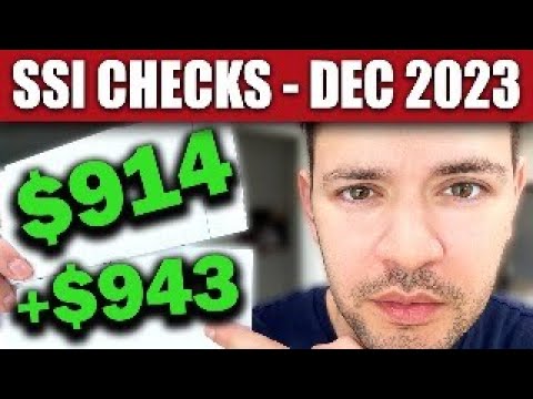SSI Double Checks: $914 + $943 December 2023 + Increases to Social Security