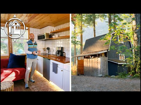 He converted a Backyard Shed into an amazing Tiny Home! Tour & Costs