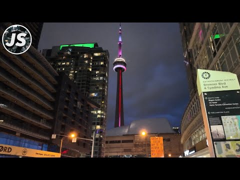 Union Station to The Well at Twilight | Downtown Toronto Walk