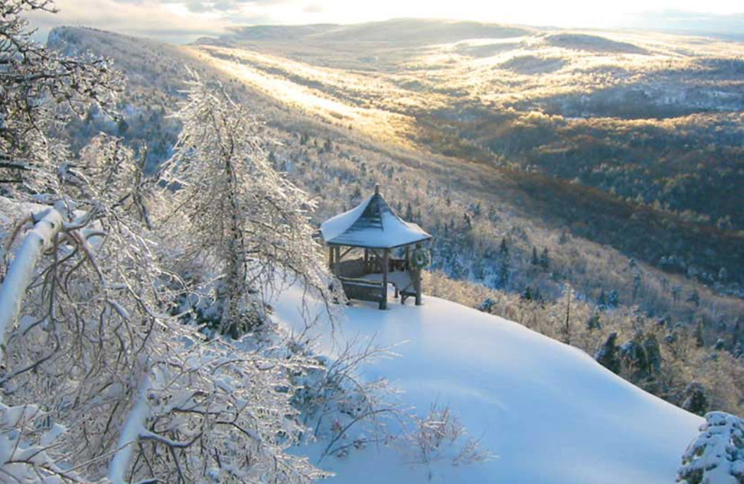 Overnight Winter Snowstorm In Cozy Log Cabin | Winter Wonderland