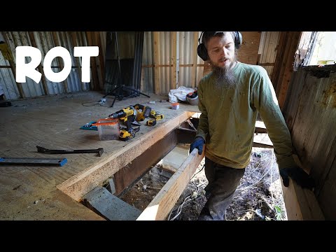 Rotted Floor Repair - Mobile Home Rebuild