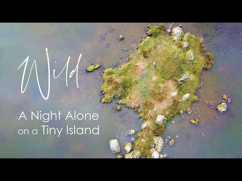 A Night Alone Camping on a Tiny Island - High Up on a Mountain Lake | Snowdon Adventure!