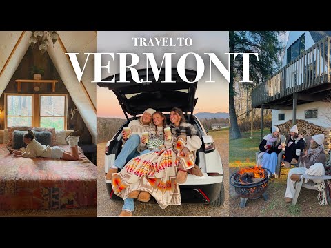a cozy cabin trip with friends: my first time to Vermont