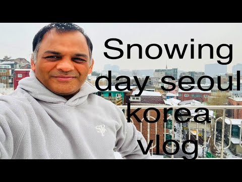 Winter In Seoul |Snowing In Seoul | Snow Vlog Seoul |winter in seoul korea |Snowy scenery of Namsan